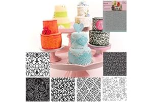 CK PRODUCTS Floral Texture Mat Sheet Set of 6