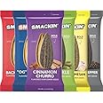 SMACKIN' Sunflower Seeds, Roasted Jumbo Small-Batch, American Made - 6 Flavor Variety. 1.5oz bags (6 Bags)