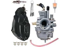 Cylinman Carburetor with Air Filter Box fit for Polaris Predator 50/90, Scrambler 50/90, Sportsman 90 Manual Choke 90cc 100cc Manual choke Carburetor