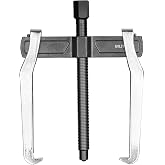 BILITOOLS 6" 2 Jaw Gear Puller, Small Bearing &amp; Pulley Removal Tool | Internal External Reversible for Flywheel, Gears &amp; Pulleys