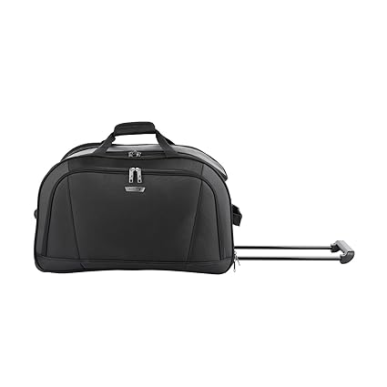 Safari Polyester Black Rolling Duffle (TORCH RDFL 55)