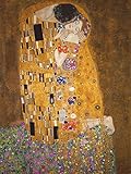 Gustav Klimt The Kiss Art Print Poster 24x36 inch