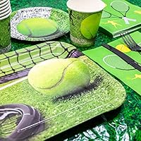 Tennis Party Supplies 65 Pieces For 16 Guests Tennis Birthday