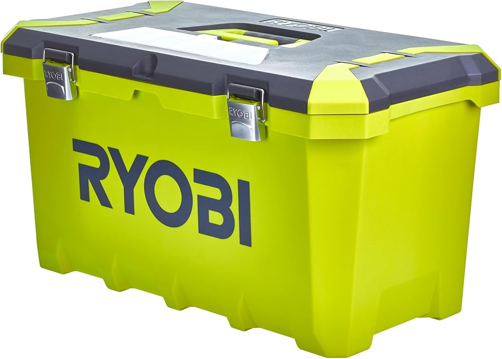 Ryobi RTB22INCH 22 Inch Toolbox Single Green 56 Litre Storage ONE+ Tools