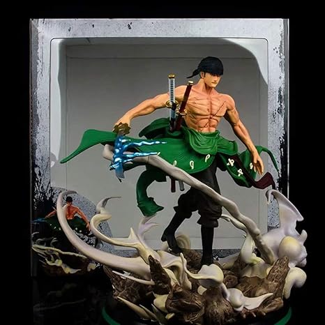 Amazon Co Jp Qiyhb ワンピースロロノアゾロワンピースハンターgk可変ヘッドpvcアニメキャラクターモデルゲームキャラクターアニメファンと子供のための最も理想的なギフト身長31cm ホーム キッチン