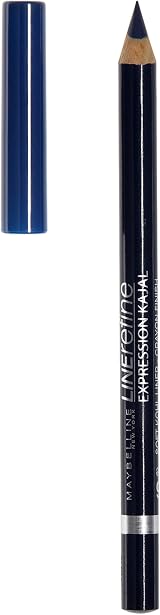 Maybelline Expression Kajal Eyeliner 36 Blue Dermatologist-Tested Smudgeable view 3