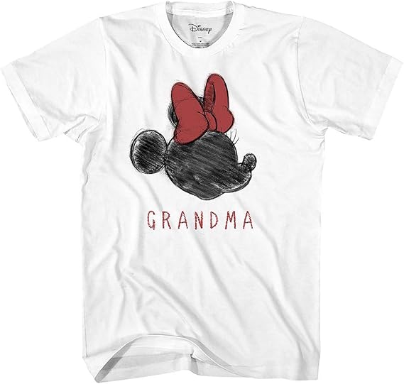 Amazon Co Jp ディズニーミッキーマウスの女子ミニースケッチのおばあちゃんの T シャツ 白 大規模 Clothing Accessories Amazon Co Jp ディズニーミッキーマウスの女子ミニースケッチのおばあちゃんの T シャツ 白 大規模 Clothing Accessories