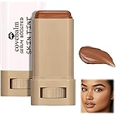 Covebalm Beauty Skin Tint for Black Women, Covebalm Foundation Stick, Serum Boosted Skin Tint Balm, Tinted Moisturizer for Face (# 03)