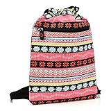 KroO Nvidia Shield 8 Tablet Case Cover | Cerise and Coral Tribal Drawstring Sleeve Bag