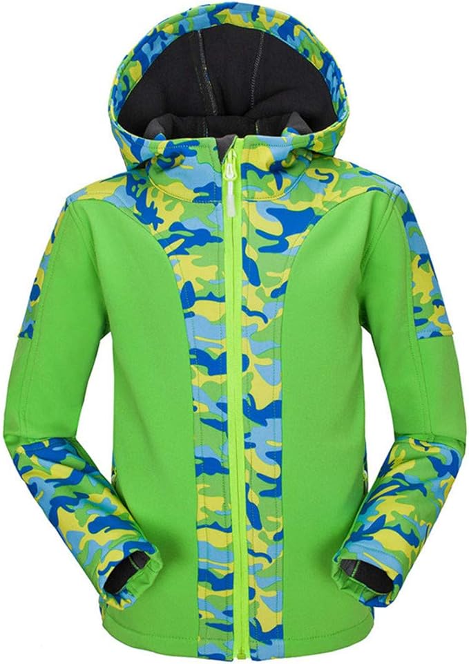 JDUBIRHV Boys Jackets Children's Fleece Warm Hooded Girl