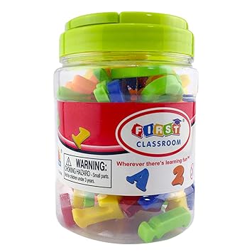 TOYANDONA 78pcs Magnética Letras Números Nevera Whiteboard Imanes ...