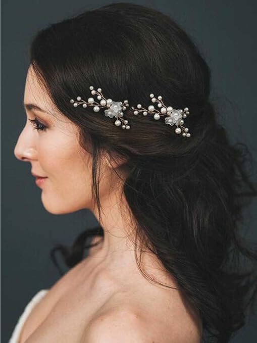 Amazon Com Unicra Wedding Hair Pins Decorative Birdal Hair