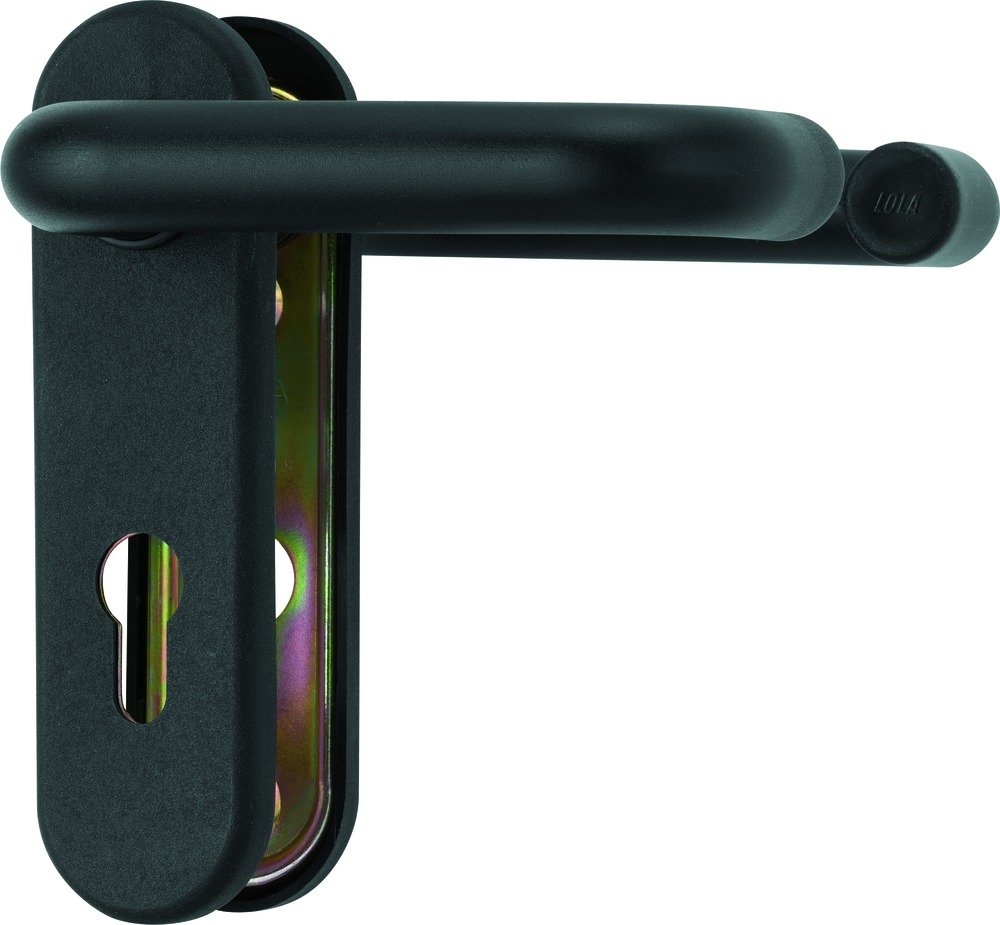 ABUS KFG 279775 Door Handle Both-Sided SB-Header Protective Coating Round