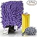 MicroCareful Car Wash Mitt Bundle with 4 Bonuses, Professional Detailing Kit
