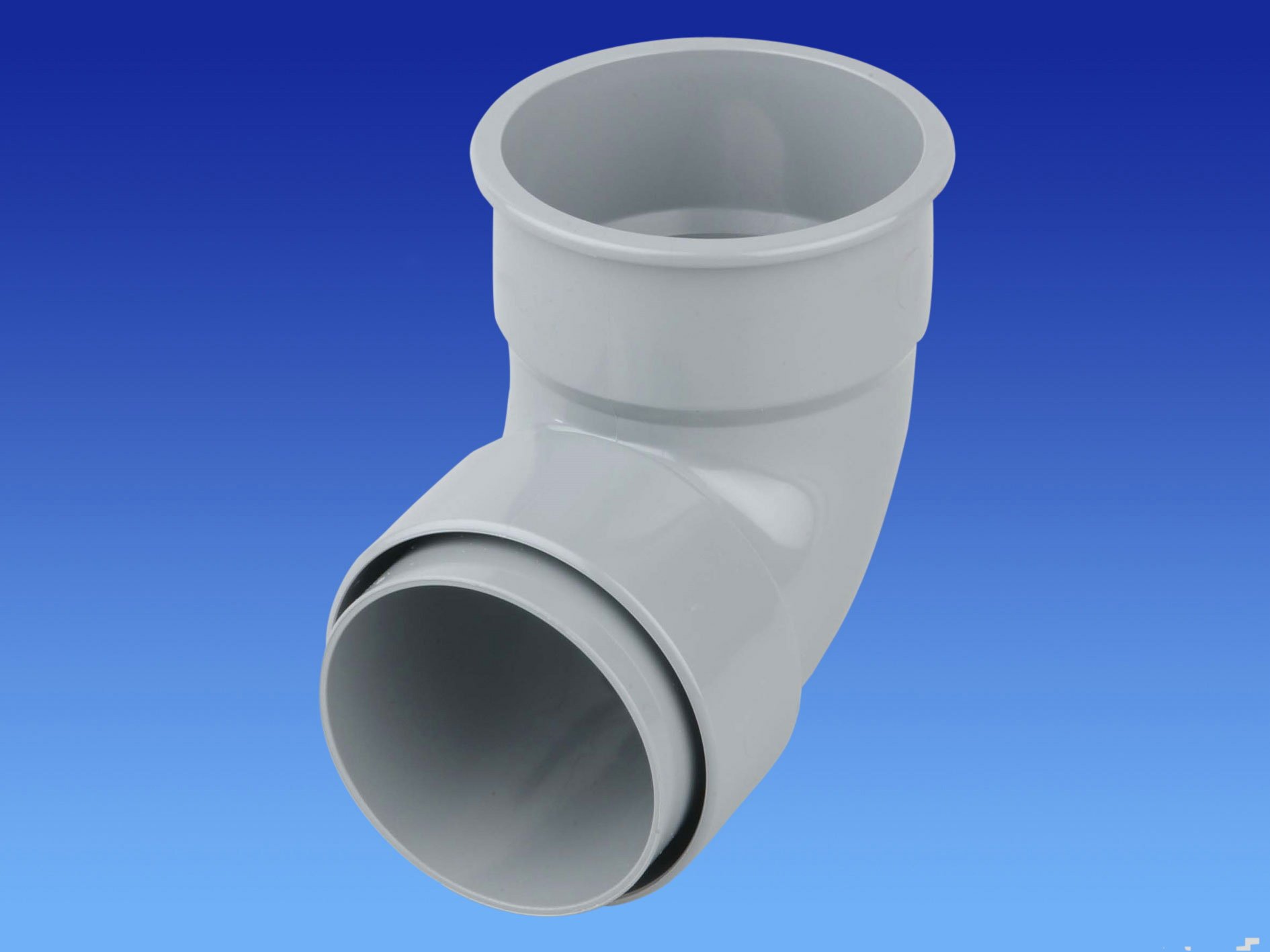 Wavin OSMA Roundline Pipe Bend 87.5 deg Grey 0T161g