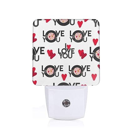Amazon.com: Happy Valentines Day I Love You LED Night Light (Plug-in