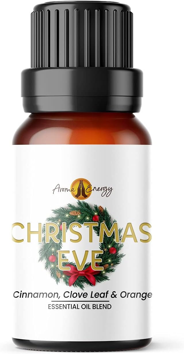 Aroma Energy Christmas Eve Essential Oil Blend 10ml | Cinnamon, Clove, Orange