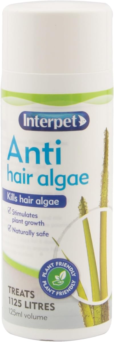 Interpet Anti Hair Algae Treatment 125 ml Kills Green, Black & Brown Hair Algae