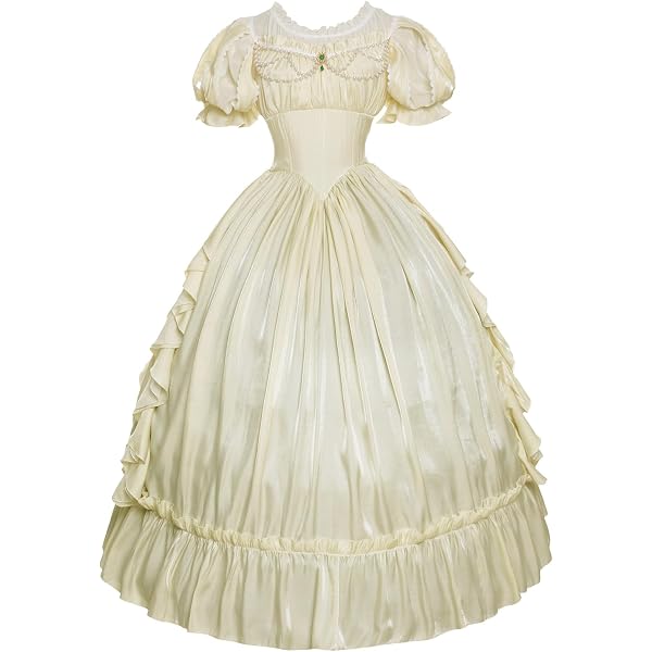 Amazon.com: miccostumes Women's Rococo Dress Marie Antoinette Costume Ball  Gown Victorian Dress (S) White : Clothing, Shoes & Jewelry