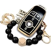 RFSRZ for Mercedes Benz Key Fob Cover, Key Protector Fit for 2017-2023 E-Class 2018-2021 S-Class 2019-2023 A C G Class