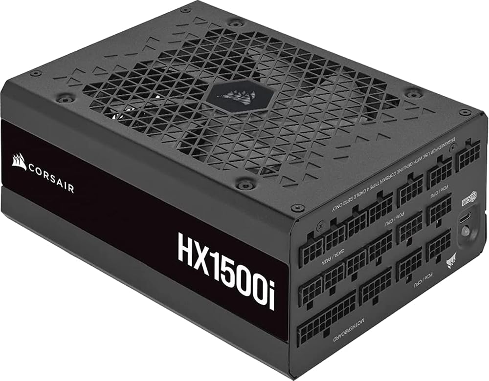 Corsair HX1500i 1500W ATX Fully Modular Digital PSU 80 PLUS Platinum Zero RPM