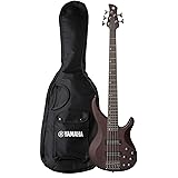 Yamaha 5 String Bass Guitar, Right Handed, Translucent Brown, 5-String (TRBX505 TBN)