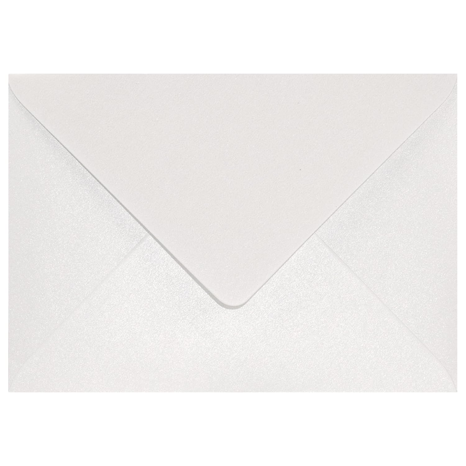 Netuno 100 White Pearl envelopes B6 125 x 175 mm 4.9 x 6.9 in 120gsm Aster Metallic White Pearlescent Invitation Envelope Shimmer envelopes for Greeting Cards Wedding Invitations Postcards