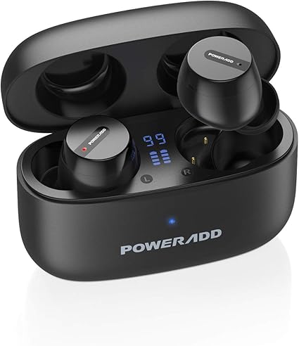 Amazon Co Jp 21最新版 Bluetooth イヤホン Led電量表示 ワイヤレスイヤホン Bluetooth 5 0 ブルートゥース イヤホン Hi Fi Ipx8防水 最大30時間再生 3dステレオサウンド ノイズキャンセリング c対応 快適な装着感 Type C充電対応 自動ペアリング 瞬時接続 完全