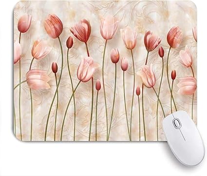Amazon Guvicinir マウスパッド 個性的 おしゃれ 柔軟 かわいい ゴム製裏面 ゲーミングマウスパッド Pc ノートパソコン オフィス用 デスクマット 滑り止め 耐久性が良い おもしろいパターン ピンクのチューリップ瑪瑙大理石の背景の高級 Guvicinir マウスパッド 通販