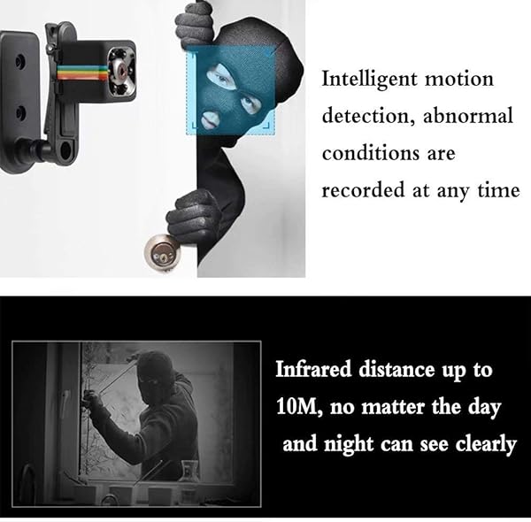 Mini Hidden Kamera SQ11 HD 1080P untersttzt 32G SD Karte mit Nachtsicht 140 Weitwinkel Micro Spy Nanny Sport Cam fr Home Bro