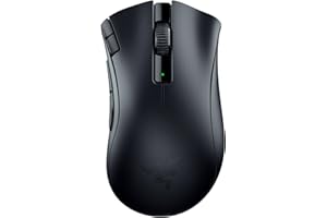 Razer DeathAdder V2 X HyperSpeed: Award-Winning Ergonomic Design - Ultra-Fast Wireless - 235hr Battery Life - 7 Programmable Buttons - Gen 2 Mechanical Switches - 5G 14K DPI Optical Sensor