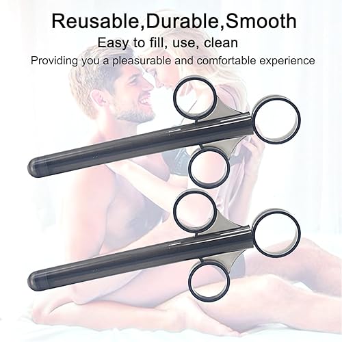 Lube Applicator Syringes with 10ml Precise Scales, Anal Lube Shooter with  Storage Bag, 6.5" Lubricant Launcher