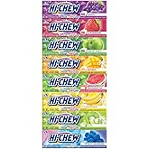 HI-CHEW Variety Sticks, 8-Pack, Soft &amp; Chewy Candy, 1.76oz Each - Made with Immensely Juicy Fruity Flavors - Grape, Strawberry, Green Apple, Mango, Watermelon, Banana, Kiwi &amp; Blue Raspberry, Halloween Candy