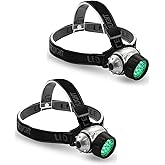 VIVOSUN 2 Pack 19 Bulbs High Intensity LED Green Light Grow Room Headlight