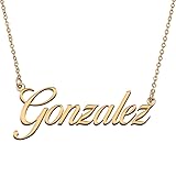 HUAN XUN Customized Custom Simple Any Name Necklace