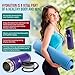 Liquid Savvy 24oz Insulated Water Bottle with 3 lids - Stainless Steel, Wide Mouth Double Walled Vacuum Insulated Bottle for Hot and Cold Beverages (Purple)