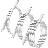BaseNew USB C to USB C Cable 3-Pack(3+6+10FT),60W Fast Charger Cable | PD 60W 45W 35W Charger Cable,for iPhone 17 16 15 Pro Max Plus,MacBook Air/Pro,iPad Pro,Galaxy S25 S24 S23 and More