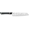 Kai PRO 6.5" Master Utility Knife, Hand Sharpened Japanese Kitchen Knife, Japanese AUS6M Stainless Steel Blade, Full-Tang POM Handle, NSF Certified, For Professional and Home Chefs