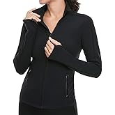 VUTRU Women's Workout Yoga Jacket Full Zip Running Athletic Track Jacket