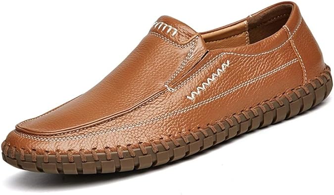 round toe vegan loafers