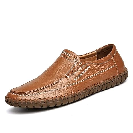 round toe vegan loafers