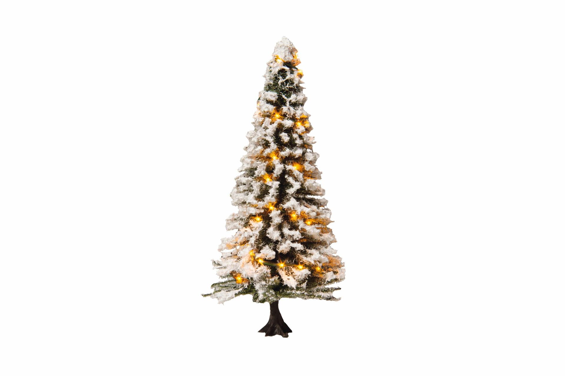 Noch Iluminated Christmas Tree Snowy, with 30 LEDs, 12 cm High