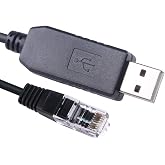 Green-utech Skywatcher Goto Upgrade Control EQMOD Cable Telescope ASCOM for HEQ5pro AZEQ5 AZEQ6 EQ6-R Asiair Synscan Goto USB to RJ45 (6FT, Asiair to Mount RJ45)