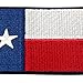 EmbTao Embroidered Texas State Flag Iron On Sew On Patch TX Emblem