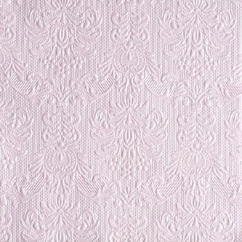 30 Luncheon Napkins 'Elegance Pearl Lilac' Embossed 13x13" Table Decoration Decor Home