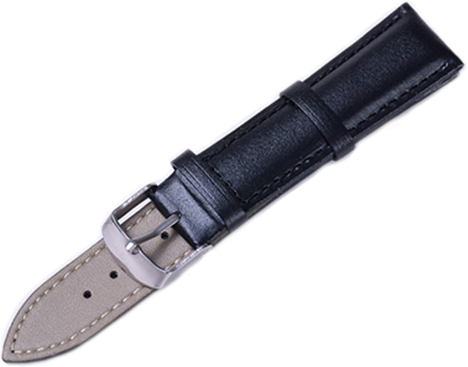 Leather Watch Band Straps 1222mm Watch Straps with Stainless Steel