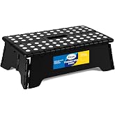 Korpai 5" Folding Step Stool for Adults and Kids 15-Inch Extra Wide Stool Holds Up to 300 lbs,Non-Slip Folding Stools with Handle,Compact Plastic Foldable Step Stool for Bathroom,Kitchen,ect