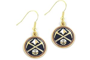 aminco NBA womens NBA Logo Dangler Earrings