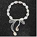 SUNSCSC Handmade Summer Beach Shell Conch White Velvet Rope Choker Necklace Adjustable Conch Shell Necklace Jewelry (White)