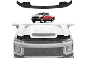 TripleAliners Hood Deflector Protector Compatible with 2020-2025 2026 Chevy Silverado 2500/3500HD Accessories Low Profile Hood Protector TPE Bug Deflector Shield Replacement